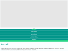 Tablet Screenshot of biosynergielabm.com